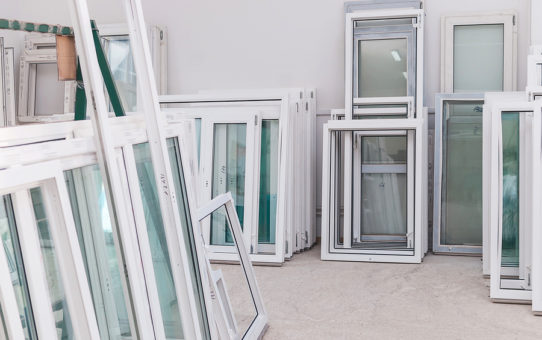 Patrick's Glass - Set Of Pvc Windows In A Factory Interior